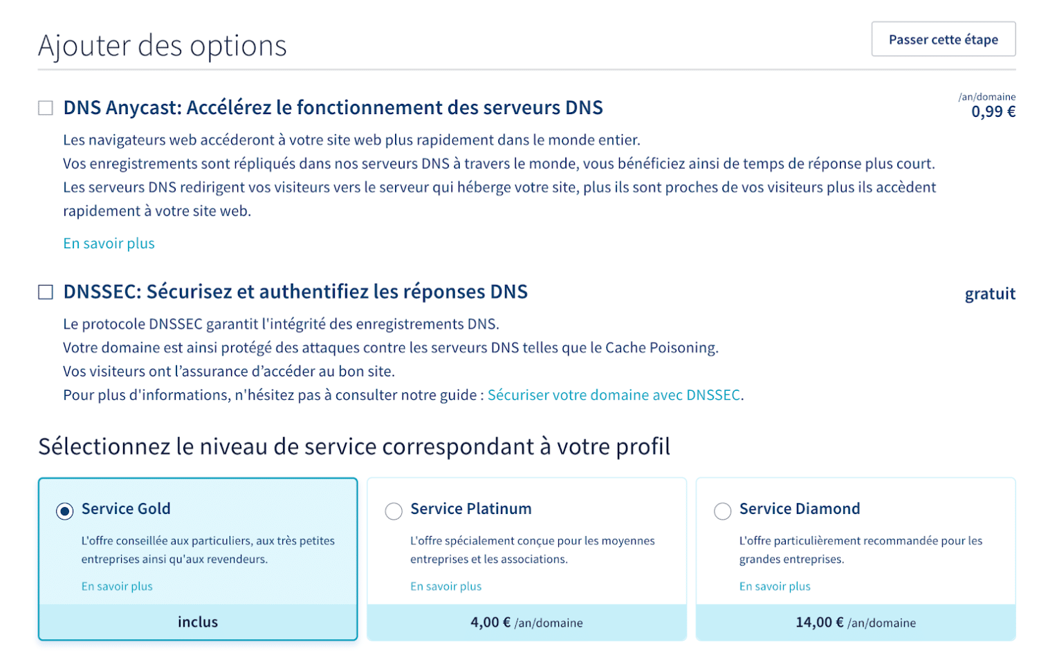 Plans DNS hébergement wordpress chez OVH