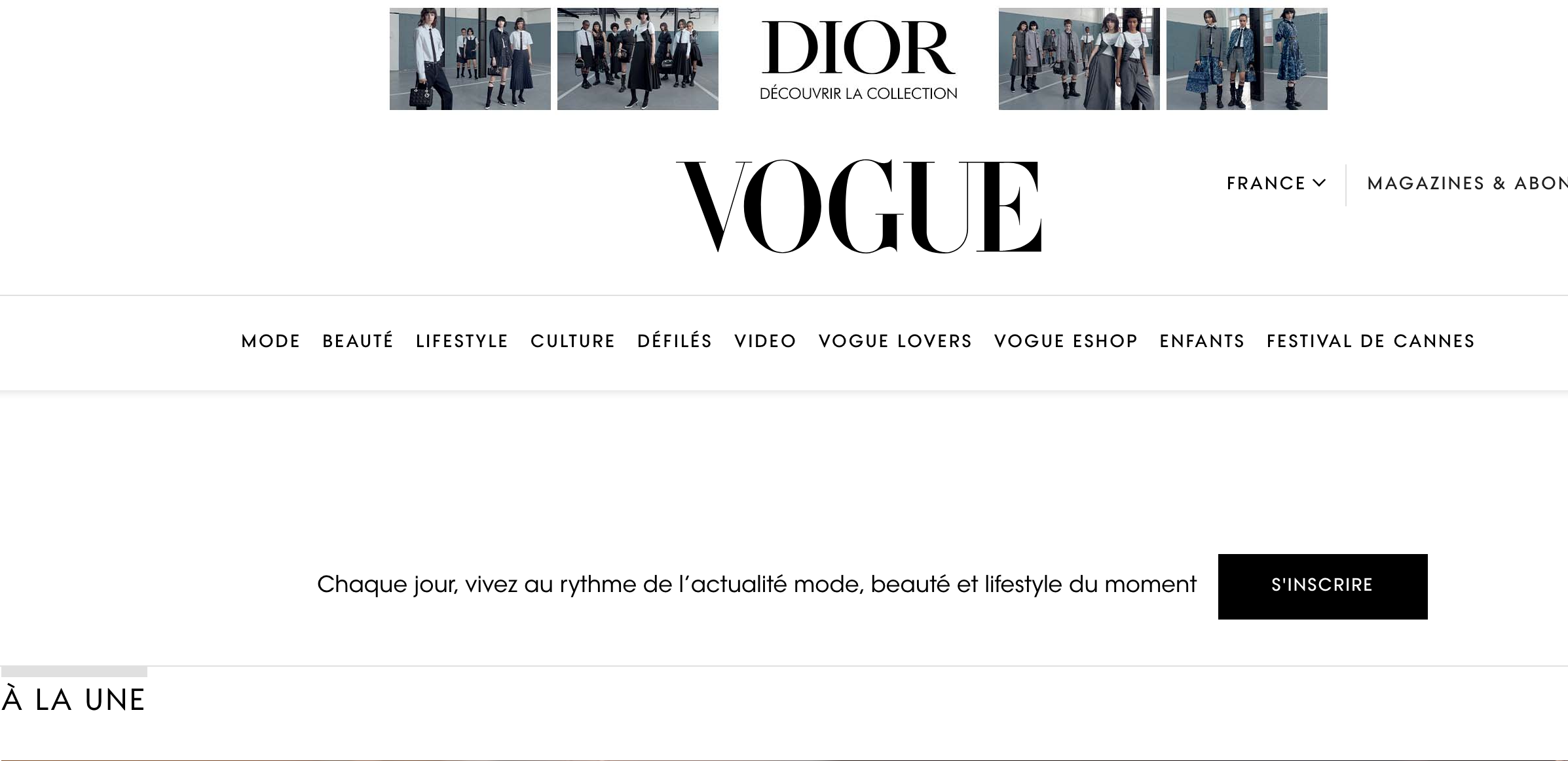 vogue site wp