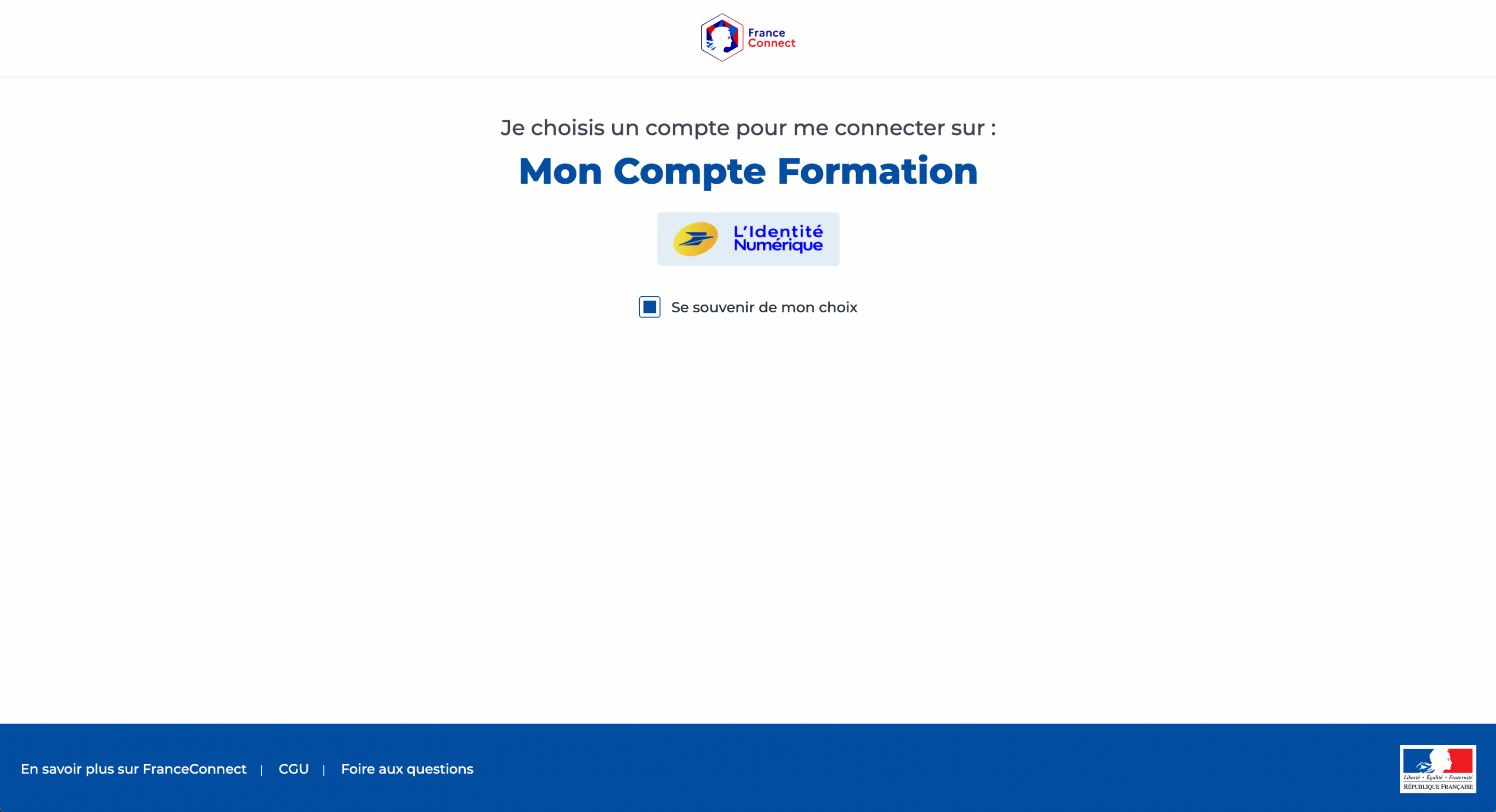 Identité Numérique & FranceConnect+ : le CPF sécurisé (2022)