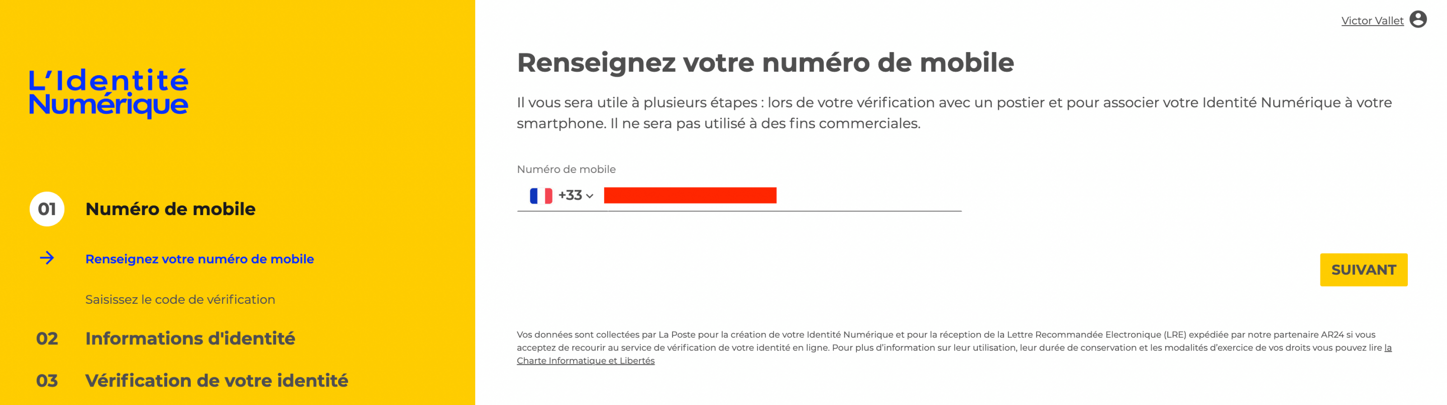 identite numerique numero telephone mobile