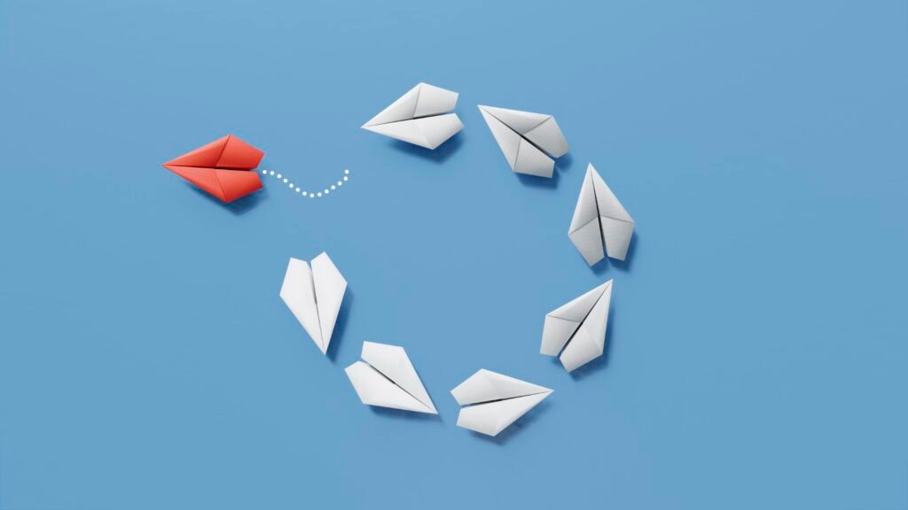 concept d individualite parmi les avions en papier